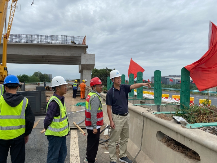 2025年9月17日，陈园明、李志强到新增永年北、肥乡西互通及冀南新区、沙河收费站督导节前安全生产工作